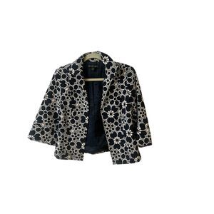 Lafayette 148 New York embroidered floral jacket sz 8